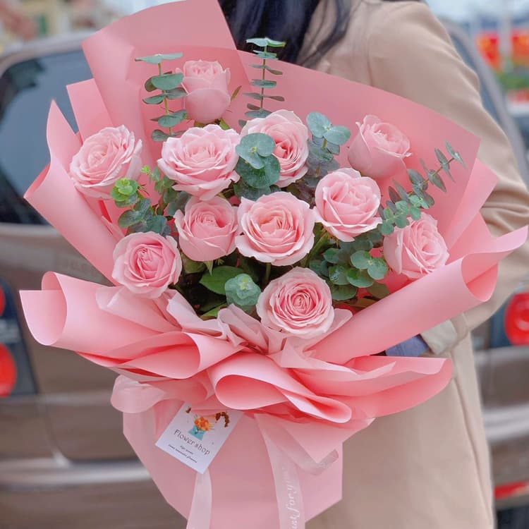 11朵粉玫瑰E款