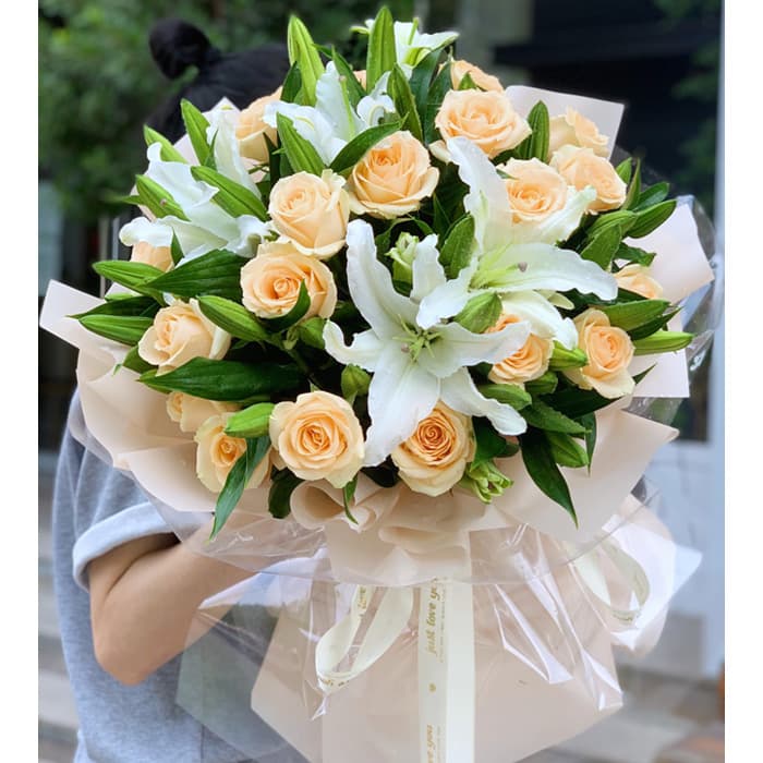 玫瑰百合混搭E款