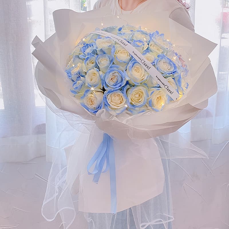 33朵碎冰蓝A款