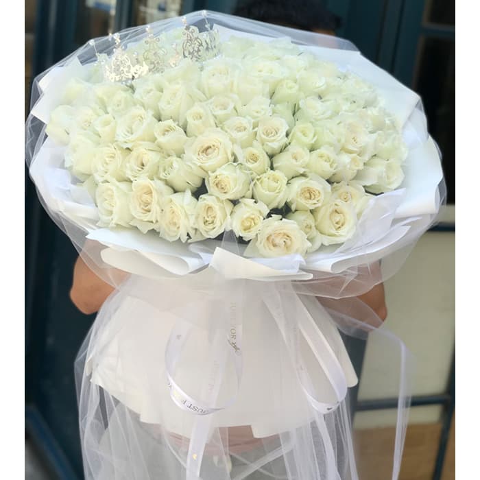 99朵白玫瑰06款